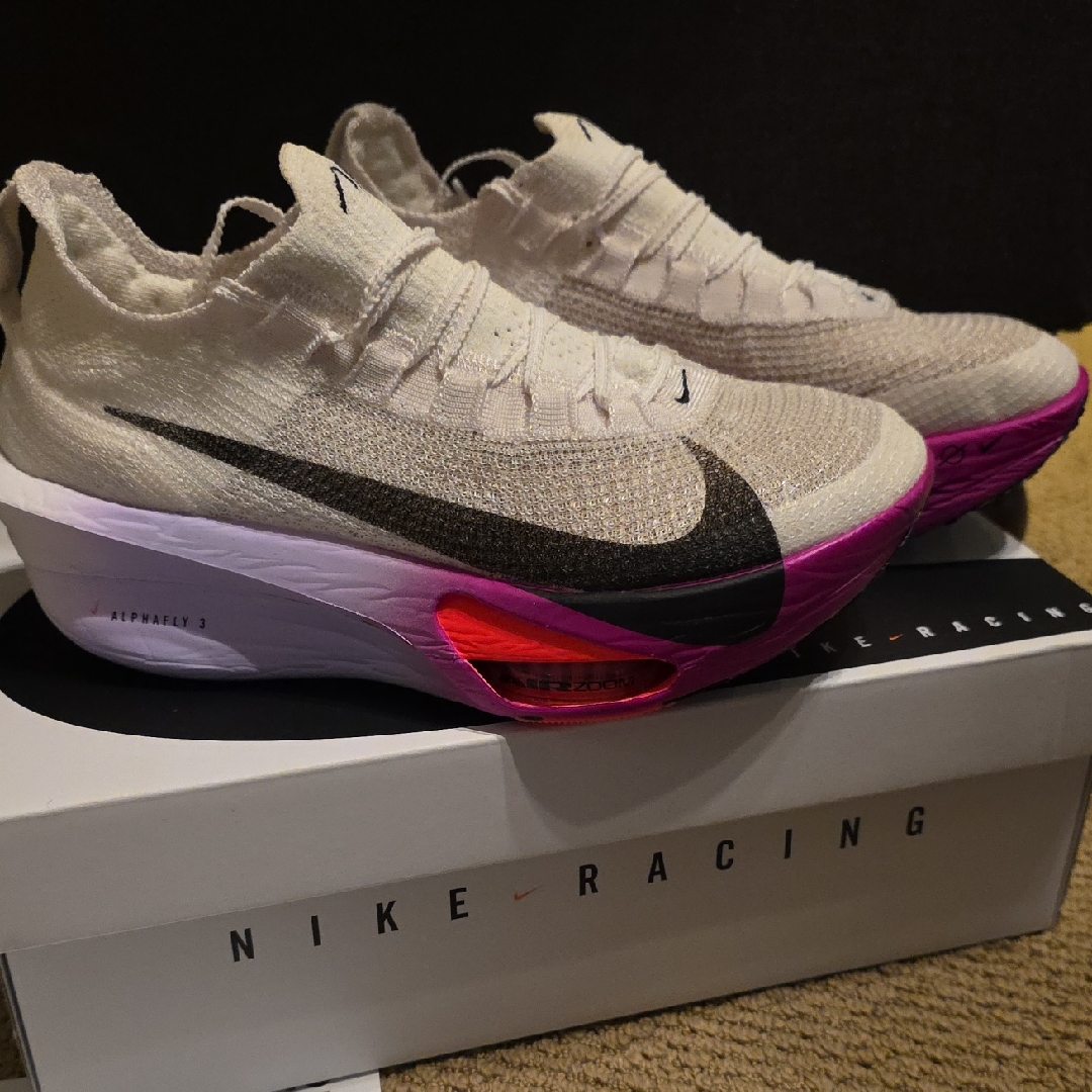 Nike Alphafly 3 Zoomx Men's Racing Shoes - Black And Pink Accents